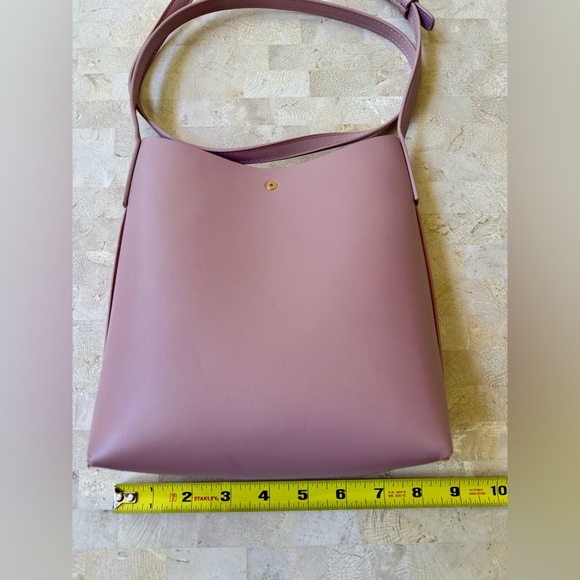 Anthropologie Bag Purse Samara Medium‎ Shoulder Peony Vegan Leather Handbag - Picture 7 of 9